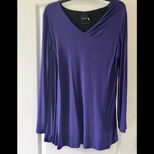 Lysee Purple V-Neck